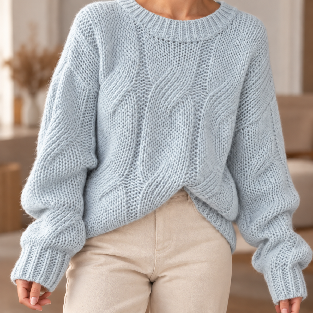 Grobstrick-Pullover Gesa – Weich & Gemütlich
