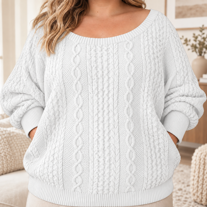 Grobstrick-Pullover Gudrun – Chunky in Curvy-Größen