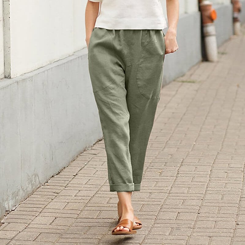 Leinenhose Merle Damen im Buero-Look