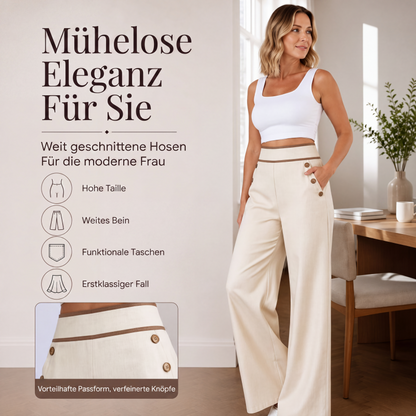 Hochweitbund-Hose Frieda Damen Eleganter Schnitt
