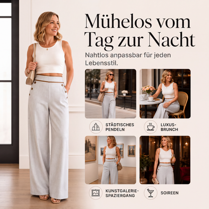 Hochweitbund-Hose Frieda Damen am Abend