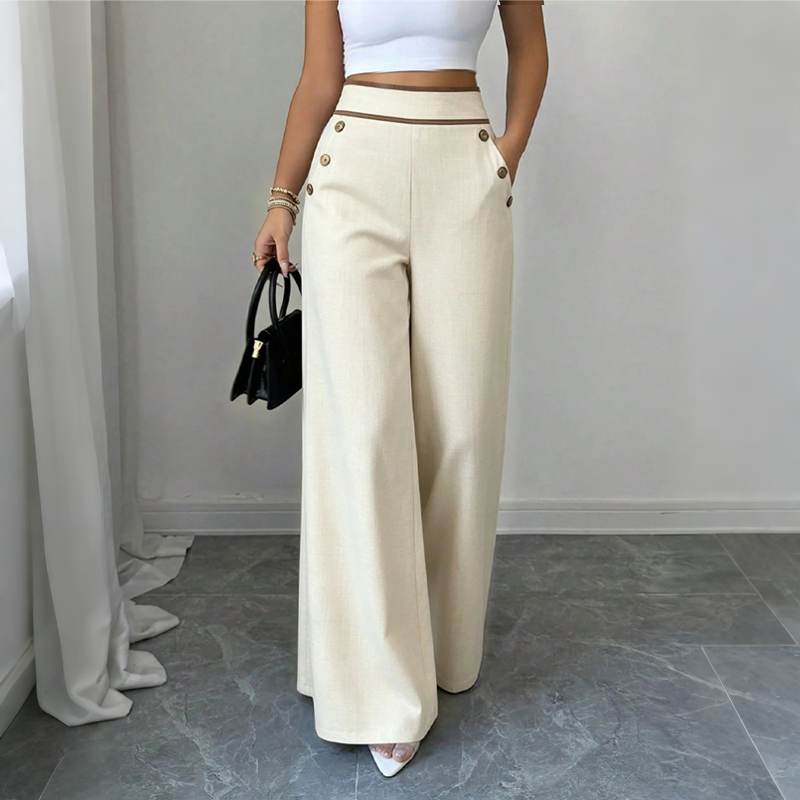 Hochweitbund-Hose Frieda Farbe Rosenrot