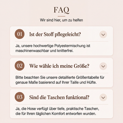 Hochweitbund-Hose Frieda Farbe Hellgrau